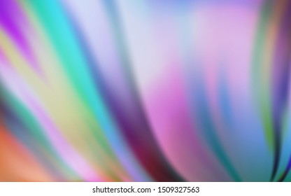 Dark Pink, Blue vector blurred template. Creative illustration in halftone style with gradient. New style for your business design.