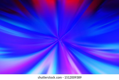 Dark Pink, Blue vector blurred shine abstract texture. Creative illustration in halftone style with gradient. Completely new design for your business.