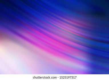 Dark Pink, Blue vector blurred and colored pattern. Colorful abstract illustration with gradient. Background for designs.