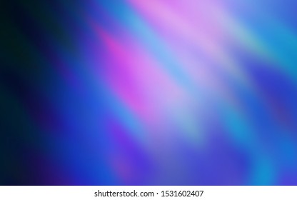 Dark Pink, Blue vector blurred shine abstract texture. Glitter abstract illustration with gradient design. Elegant background for a brand book.