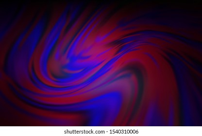 Dark Pink, Blue vector blurred shine abstract template. Colorful abstract illustration with gradient. New style design for your brand book.