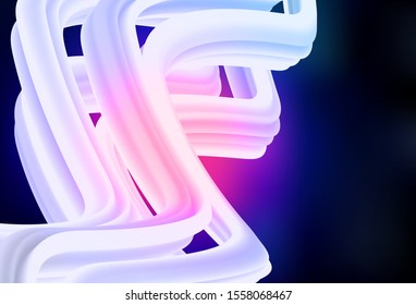 Dark Pink, Blue vector blurred bright pattern. New colored illustration in blur style with gradient. New style for your business design.