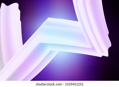Dark Pink, Blue vector blurred template. Modern abstract illustration with gradient. Elegant background for a brand book.