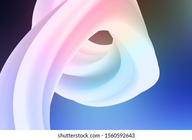 Dark Pink, Blue vector blurred shine abstract background. Modern abstract illustration with gradient. New style design for your brand book.