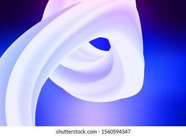 Dark Pink, Blue vector blurred shine abstract template. Glitter abstract illustration with gradient design. Elegant background for a brand book.