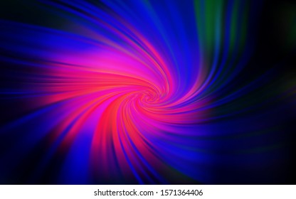 Dark Pink, Blue vector blurred bright template. Glitter abstract illustration with gradient design. Blurred design for your web site.