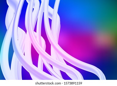 Dark Pink, Blue vector blurred template. Shining colorful illustration in smart style. The best blurred design for your business.