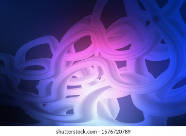 Dark Pink, Blue vector blurred shine abstract background. A completely new colored illustration in blur style. Completely new design for your business.