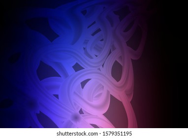 Dark Pink, Blue vector blurred shine abstract texture. Colorful illustration in abstract style with gradient. Smart design for your work.