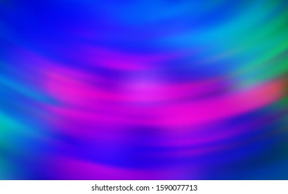 Dark Pink, Blue vector blurred pattern. Creative illustration in halftone style with gradient. Completely new design for your business.