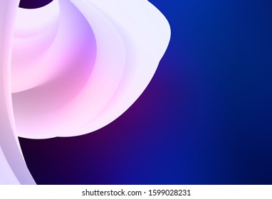 Dark Pink, Blue vector blurred pattern. Creative illustration in halftone style with gradient. The best blurred design for your business.