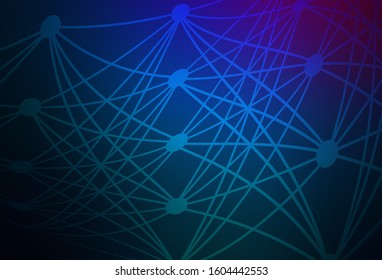 Dark Pink, Blue vector blurred background. New colored illustration in blur style with gradient. New design for your business.
