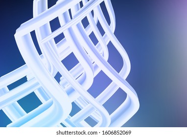 Dark Pink, Blue vector blurred background. Creative illustration in halftone style with gradient. New design for your business.