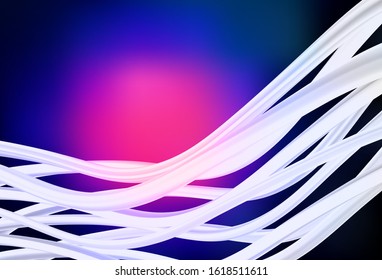 Dark Pink, Blue vector blurred bright template. Modern abstract illustration with gradient. Blurred design for your web site.