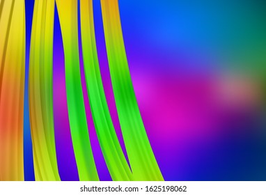 Dark Pink, Blue vector blurred bright template. A completely new colored illustration in blur style. Completely new design for your business.