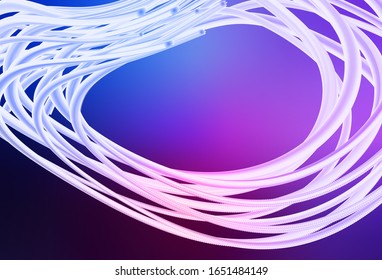 Planta brillante nítida rosa, azul vectorial difuminado. Ilustración colorida en estilo abstracto con degradado. Fondo para un teléfono móvil.