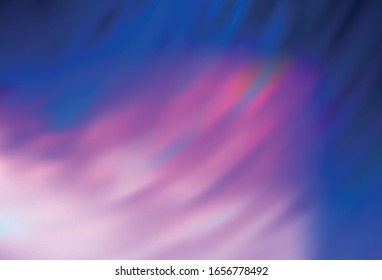 Dunkelrosa, blaue Vektorillustration unscharf glänzt abstrakte Textur. Eine elegante, helle Illustration mit Farbverlauf. Neuer Stil für Ihr Business Design.