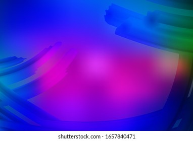 Color rosa oscuro, vector azul borroso brillo textura abstracta. Ilustración abstracta colorida con degradado. Diseño inteligente para su trabajo.