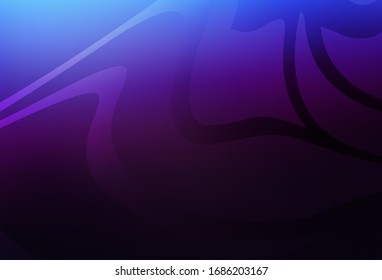 Dark Pink, Blue vector blurred and colored pattern. Creative illustration in halftone style with gradient. New way of your design.