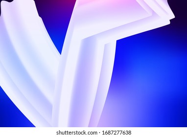 Dark Pink, Blue vector blurred pattern. New colored illustration in blur style with gradient. Elegant background for a brand book.