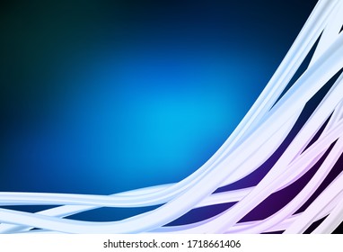 Dark Pink, Blue vector blurred shine abstract background. Abstract colorful illustration with gradient. New style design for your brand book.