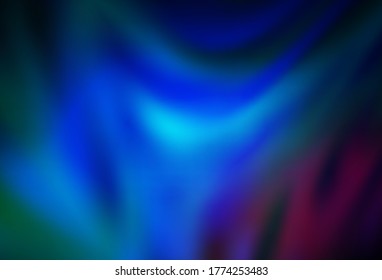 Dark Pink, Blue vector blurred bright template. An elegant bright illustration with gradient. The best blurred design for your business.