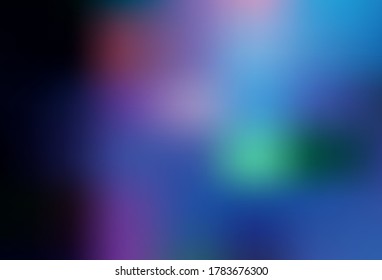 Dark Pink, Blue vector blurred and colored pattern. New colored illustration in blur style with gradient. Background for designs.