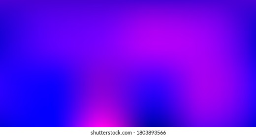 Plantilla borrosa oscuro, azul vectorial borrosa. Ilustración abstracta colorida con gradiente difuso. Fondo para teléfonos móviles.