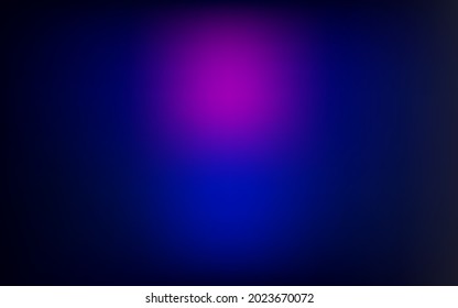 Diseño oscuro rosa, azul vectorial borroso. Ilustración colorida con gradiente en estilo de medio tono. Su diseño para aplicaciones.