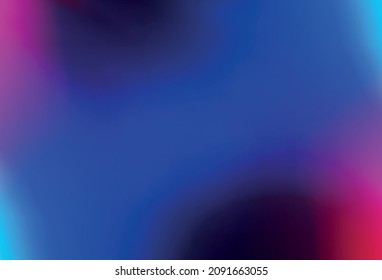 Color rosa oscuro, azul vectorial borroso y colorido. Ilustración colorida en estilo abstracto con gradiente. Diseño completamente nuevo para su negocio.
