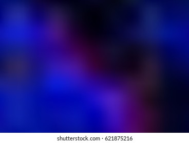 Dark Pink, Blue vector blurred colored illustration. Brand-new design for your business. Creative background in halftone style with gradient.