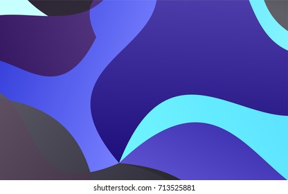 Dark Pink, Blue vector blurred template. Modern geometrical abstract illustration with gradient bandy lines. The best blurred design for your business.
