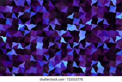 Dark Pink, Blue vector blurred background. Colorful illustration in abstract cranked style with gradient. A completely new template for your business design.