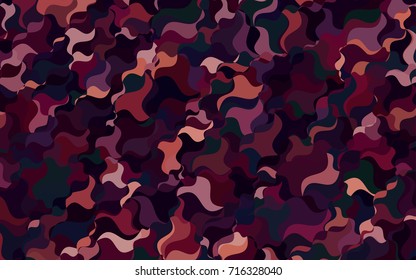 Dark Pink, Blue vector blurred background. Modern geometrical abstract illustration with gradient bandy lines. A completely new design for your business.