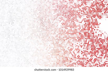 Dark Pink, Blue vector blurry rectangular background. Geometric background in square style with gradient. The pattern can be used for brand-new background.