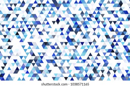 Dark Pink, Blue vector blurry triangle template. Brand-new colored illustration in blurry style with gradient. Brand-new design for your business.