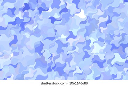 Dark Pink, Blue vector blurry arched background. A sample with blurred shapes. The elegant pattern can be used as part of a brand book.
