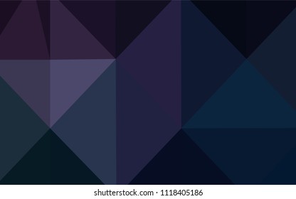 Dark Pink, Blue vector blurry triangle pattern. Shining colored illustration in a new style. A completely new design for your business.