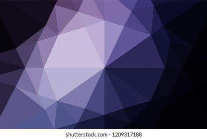 Dark Pink, Blue vector blurry hexagon texture. A completely new color illustration in a vague style. Triangular pattern for your business design.