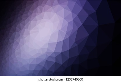 Dark Pink, Blue vector blurry hexagon pattern. Colorful abstract illustration with gradient. A completely new design for your business.