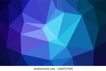 Dark Pink, Blue vector blurry triangle texture. Modern geometrical abstract illustration with gradient. A completely new template for your business design.