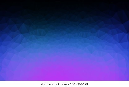 Dark Pink, Blue vector blurry hexagon texture. A completely new color illustration in a vague style. The template can be used as a background for cell phones.