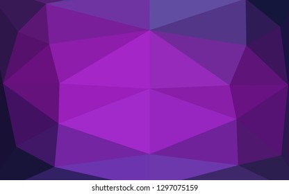 Dark Pink, Blue vector blurry triangle template. A completely new color illustration in a vague style. Brand new style for your business design.