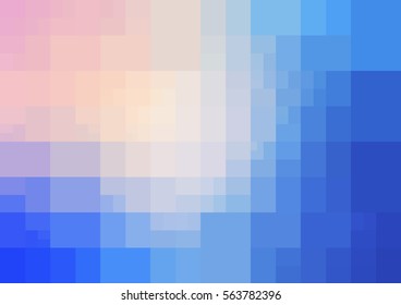 Dark Pink, Blue vector blurry rectangle background design. Geometric background in Origami style with gradient. 