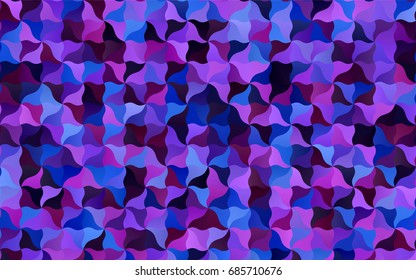 Dark Pink, Blue vector blurry arched template. blurred geometric sample with gradient.  The elegant pattern can be used as part of a brand book.