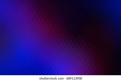 Dark Pink, Blue vector blurry triangle background. Glitter abstract illustration with an elegant design. The template can be used as a background for cell phones.