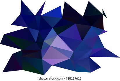 Dark Pink, Blue vector blurry triangle pattern. A completely new color illustration in a vague style. A completely new template for your business design.