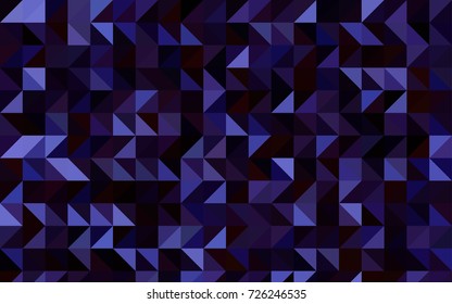 Dark Pink, Blue vector blurry triangle pattern. Colorful abstract illustration with gradient. The template can be used as a background for cell phones.