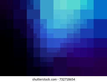 Dark Pink, Blue vector blurry rectangle background design. Geometric background in Origami style with gradient. 