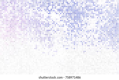 Dark Pink, Blue vector blurry rectangular background. Geometric background in square style with gradient. The pattern can be used for brand-new background.